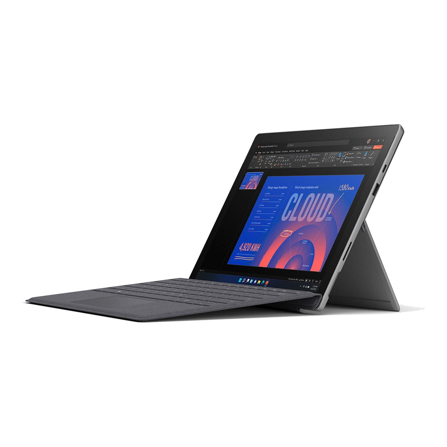 SURFACE PRO 7 — Core i7, 11th Gen, 8 GB RAM, 256 GB SSD (Grade A Renewed)